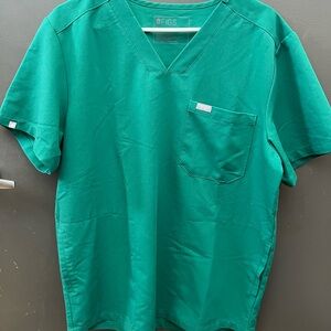 Figs Green Short Sleeve Tee